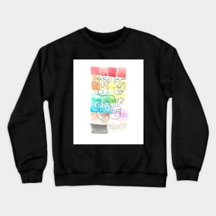 Rainbow traces Crewneck Sweatshirt